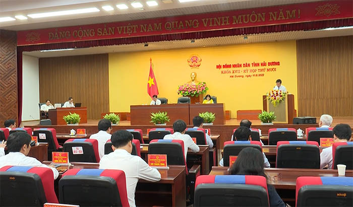 Kỳ họp thứ 10 HĐND tỉnh Hải Dương quyết nghị nhiều nội dung quan trọng